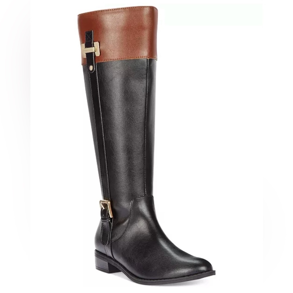 Karen Scott Deliee Riding Boots | Wide Calf | Black & Brown